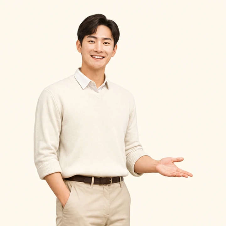 현대 캐스퍼 저신용장기렌트 상담 신청을 안내하는 담당자